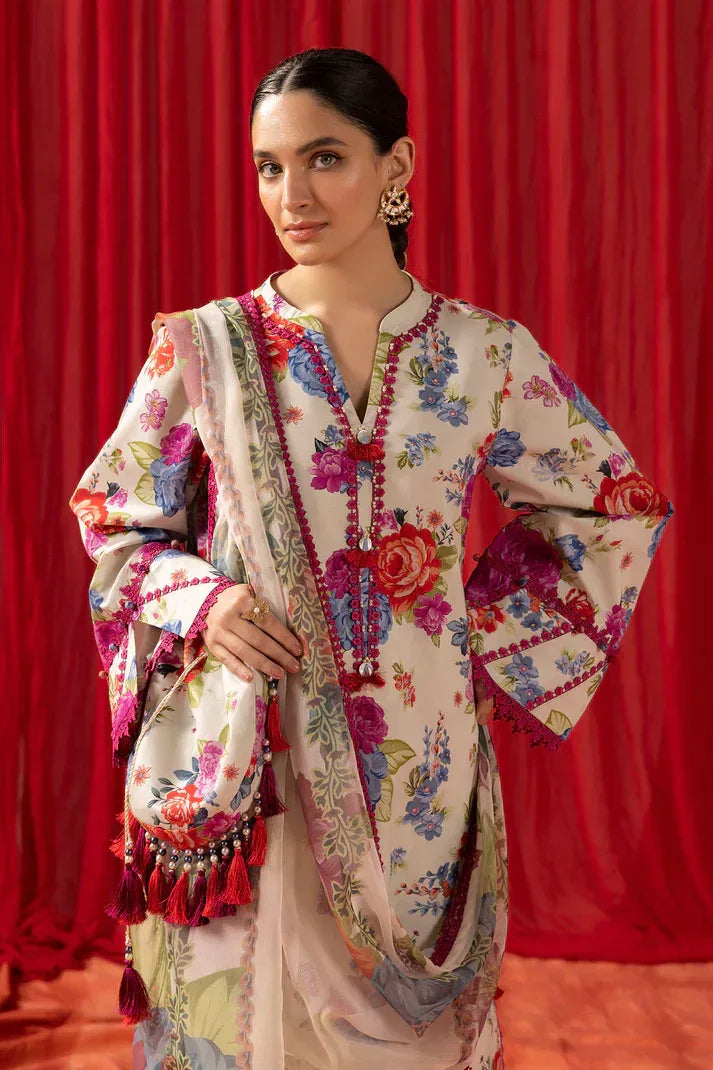 Alizeh | Sheen Lawn Prints 24 | LUNA ROSE - Aqsa Fabrics