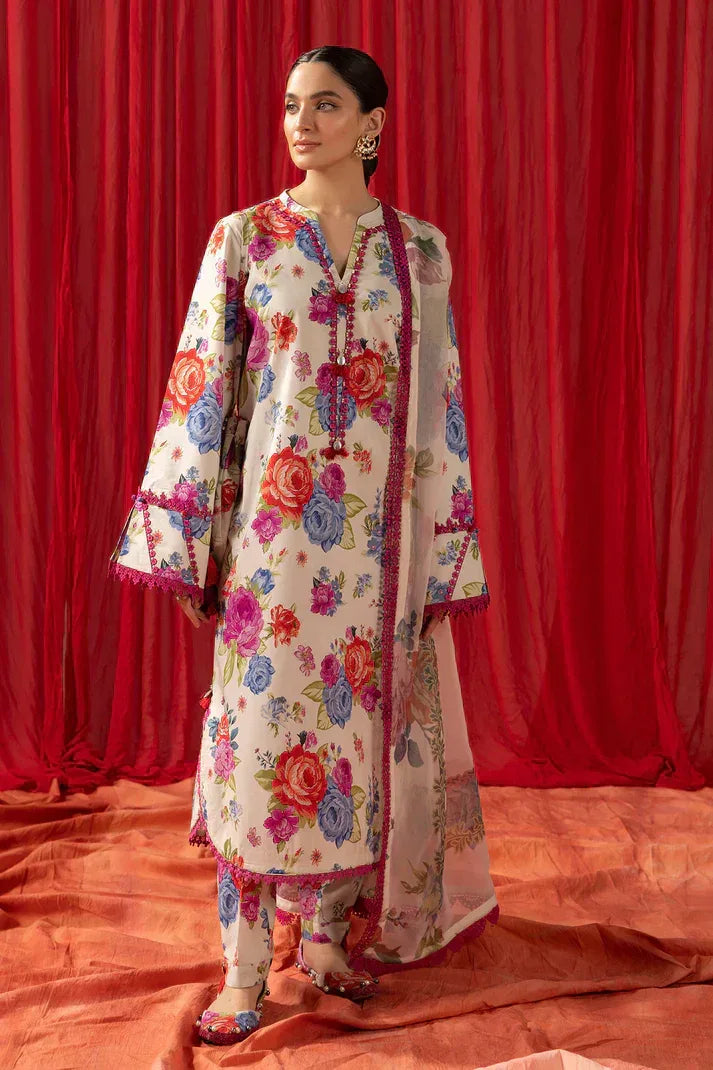Alizeh | Sheen Lawn Prints 24 | LUNA ROSE - Aqsa Fabrics