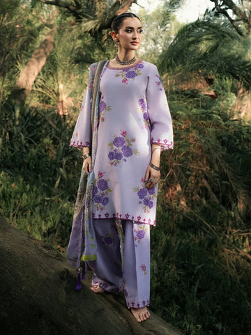 Hemstitch | The Garden Lawn | Lavender - Aqsa Fabrics