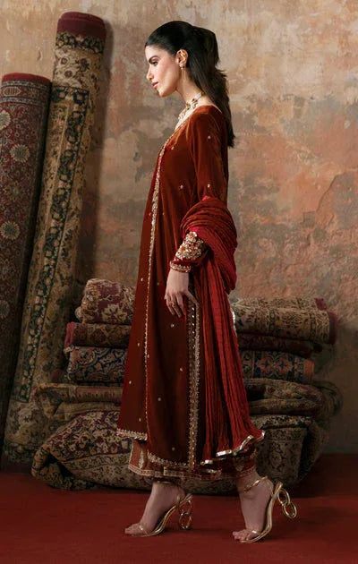Maya | Viola Luxe Velvet 25 | MEHRI - Aqsa Fabrics