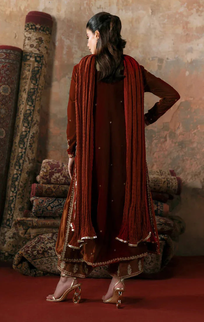 Maya | Viola Luxe Velvet 25 | MEHRI - Aqsa Fabrics
