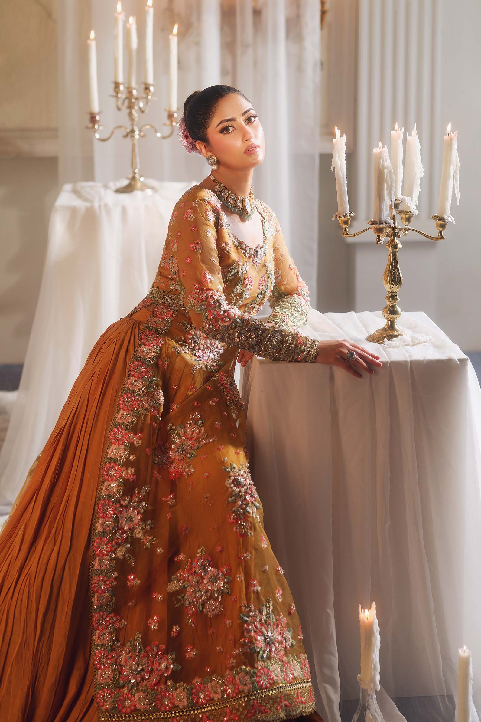 Maryam Hussain | Wedding Collection 25 | Kayser - Aqsa Fabrics