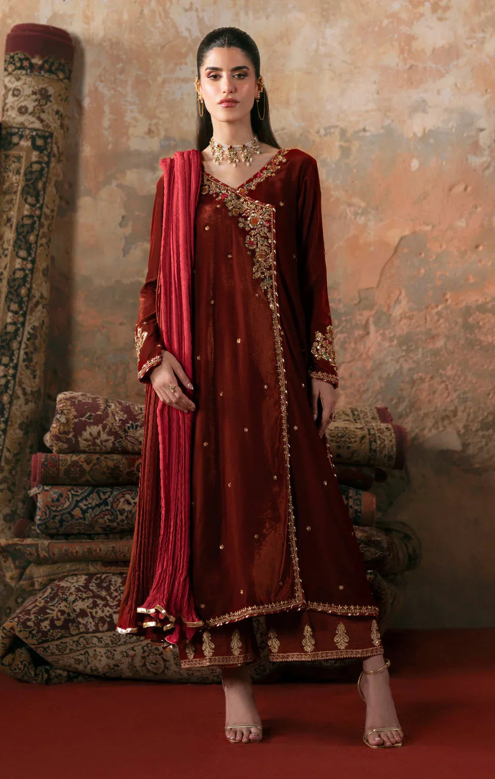 Maya | Viola Luxe Velvet 25 | MEHRI - Aqsa Fabrics