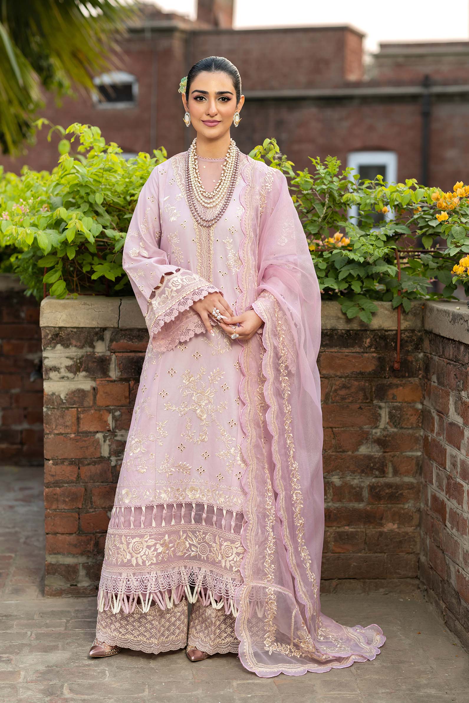 Maryam Hussain | Luxury Lawn 25 | Samar - Aqsa Fabrics
