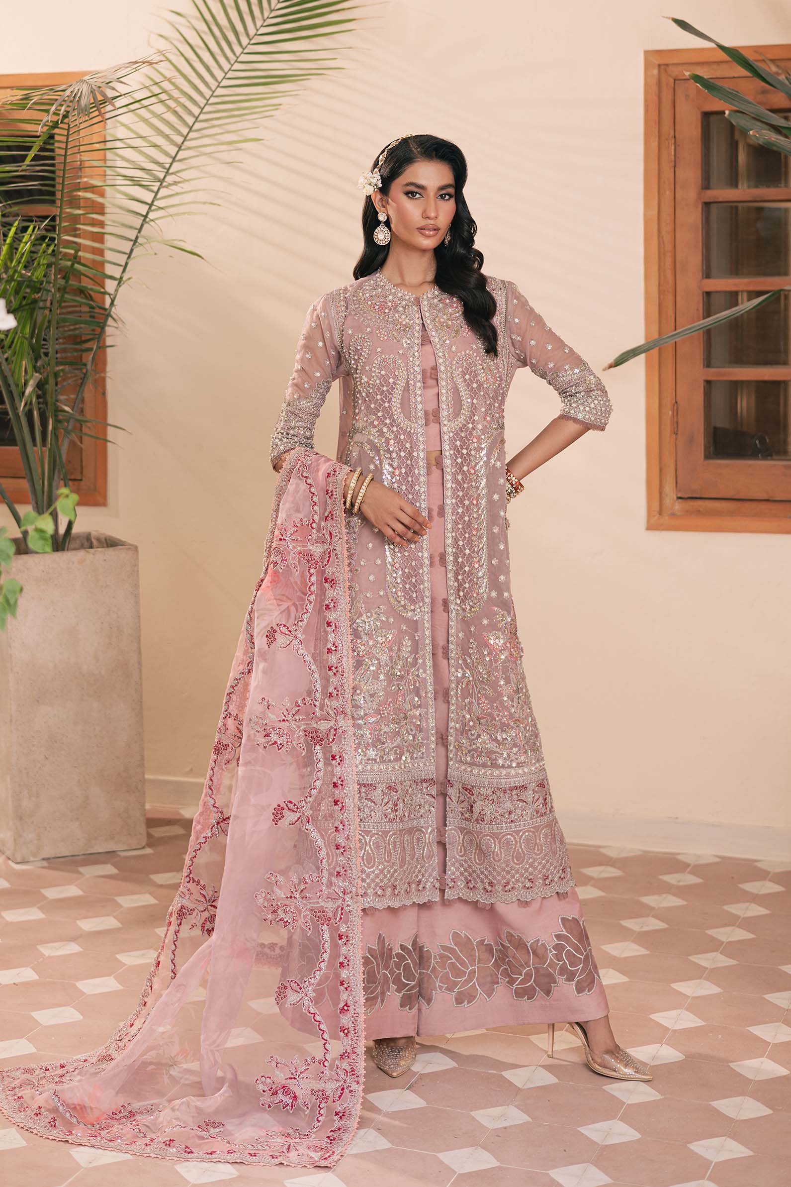 Maryam Hussain | Marwa Luxury Formals 24 | Mehru - Aqsa Fabrics