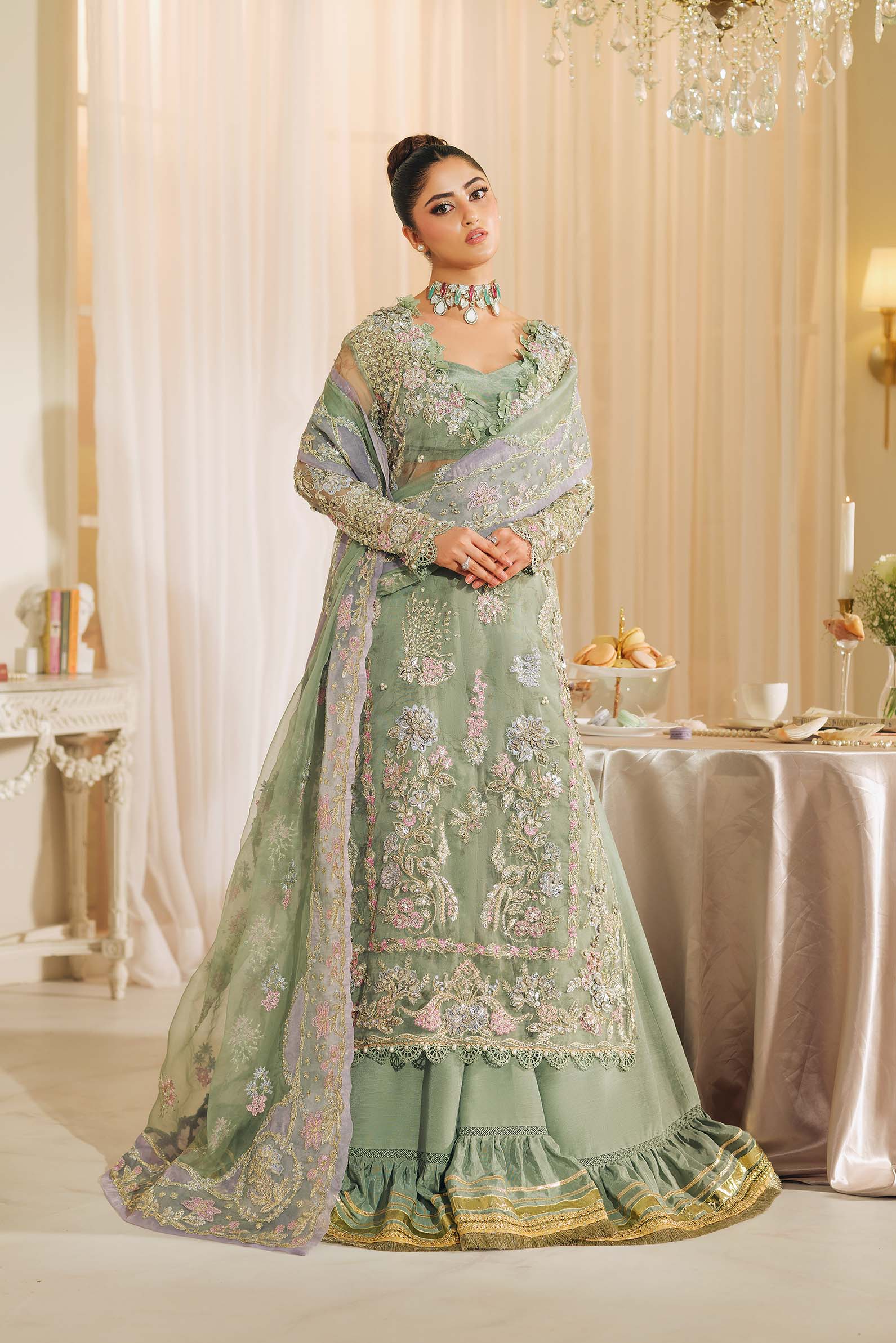 Maryam Hussain | Wedding Collection 25 | Janan - Aqsa Fabrics