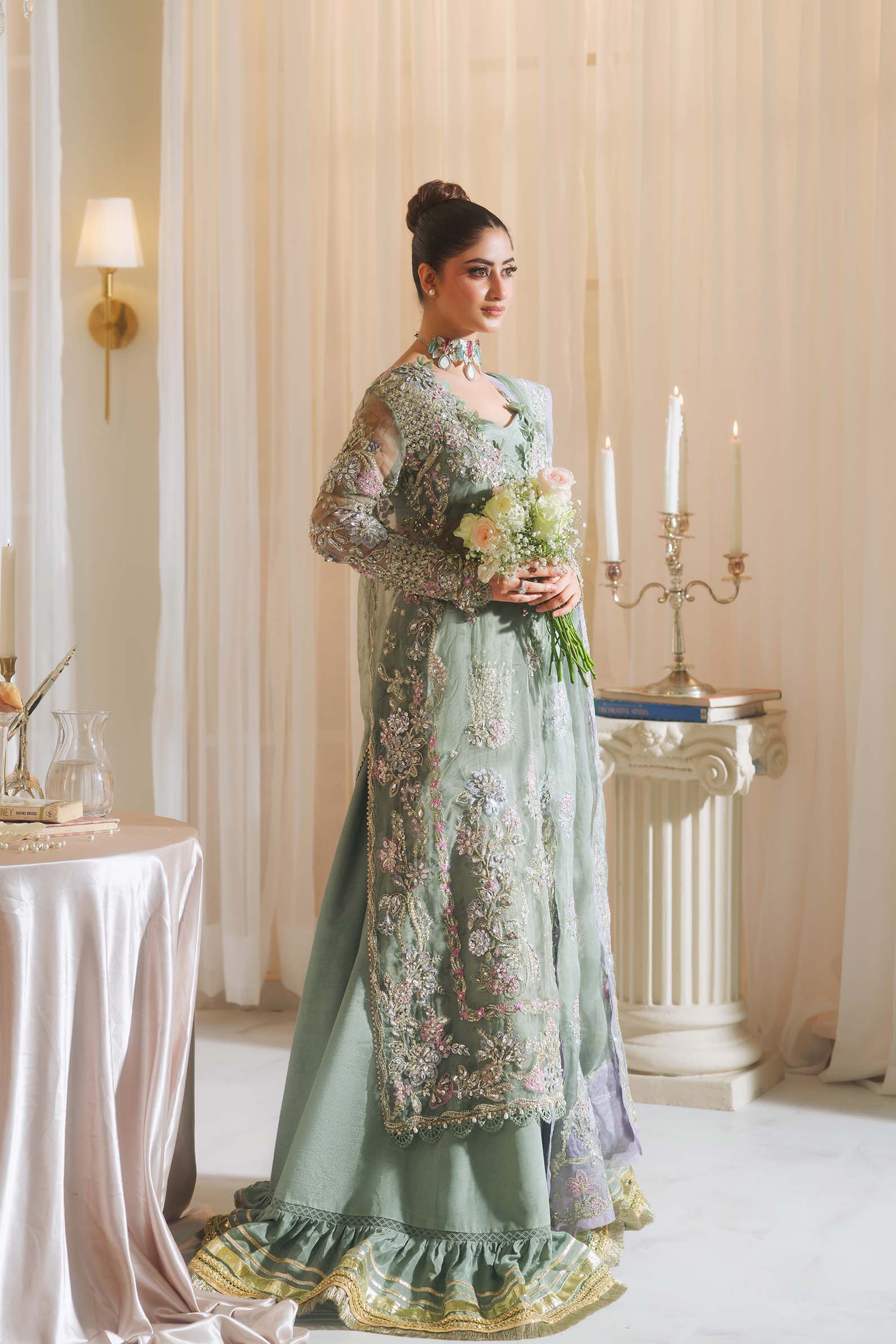 Maryam Hussain | Wedding Collection 25 | Janan - Aqsa Fabrics