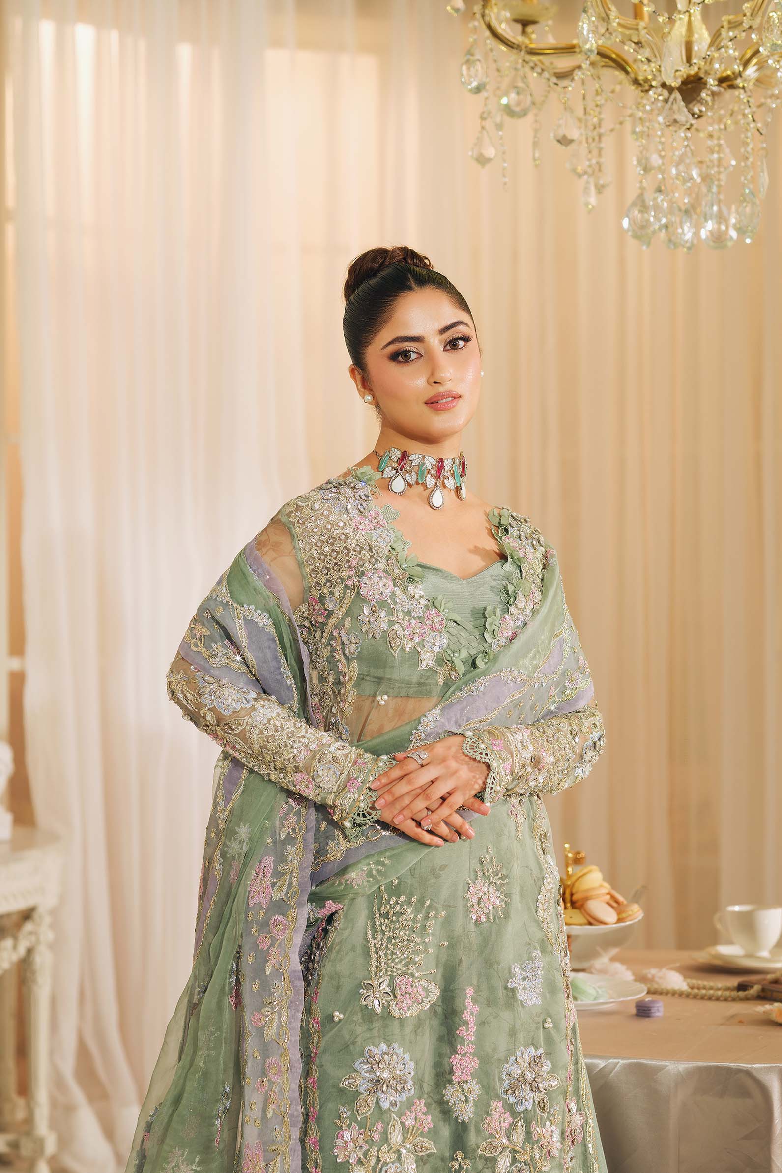 Maryam Hussain | Wedding Collection 25 | Janan - Aqsa Fabrics