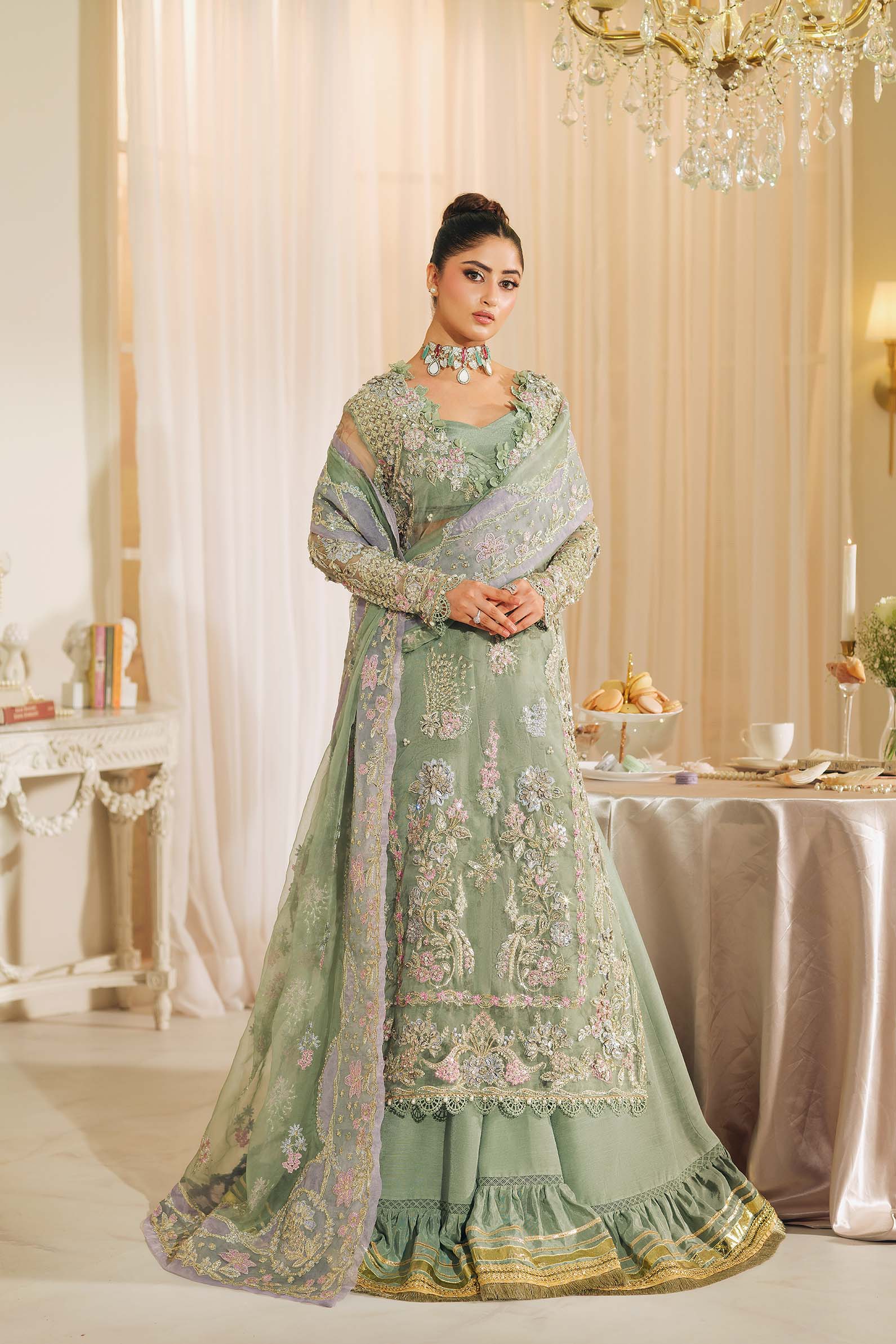 Maryam Hussain | Wedding Collection 25 | Janan - Aqsa Fabrics