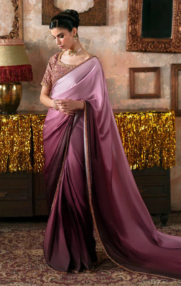 Maya | Viola Luxe Velvet 25 | ZERMINE - Aqsa Fabrics
