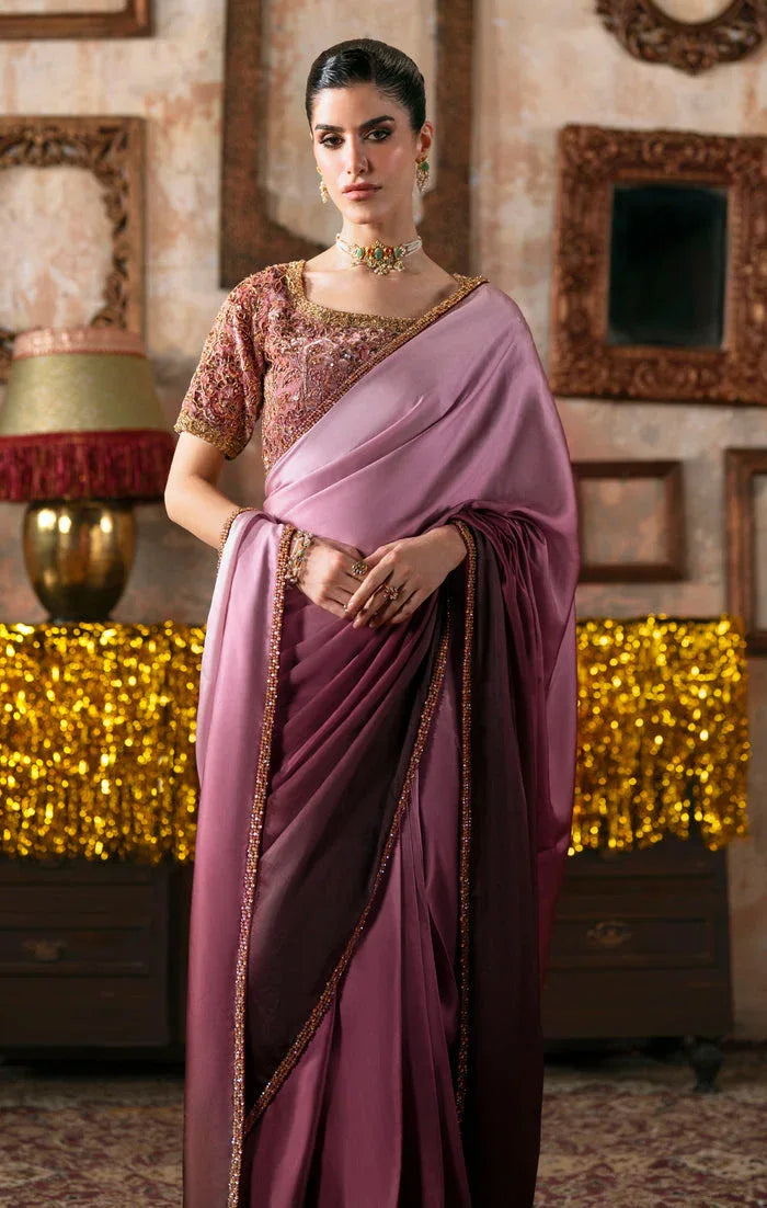 Maya | Viola Luxe Velvet 25 | ZERMINE - Aqsa Fabrics