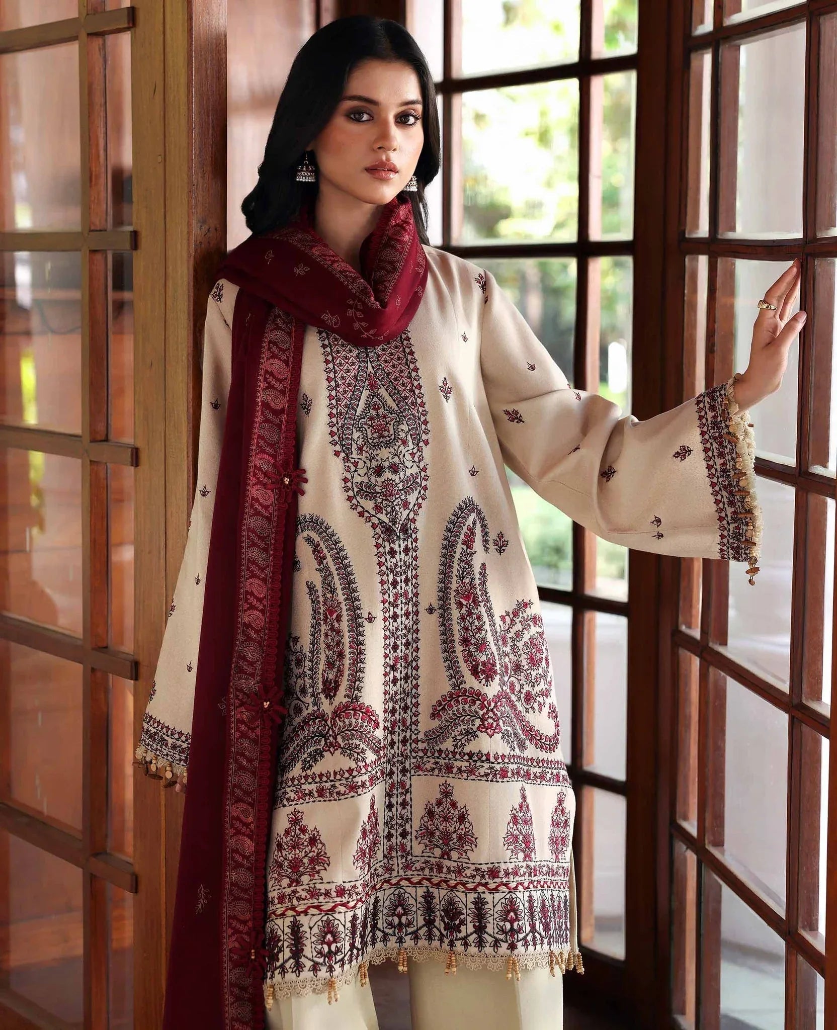 Republic Womenswear | Amaris Luxury Shawl 25 | Liora - Aqsa Fabrics