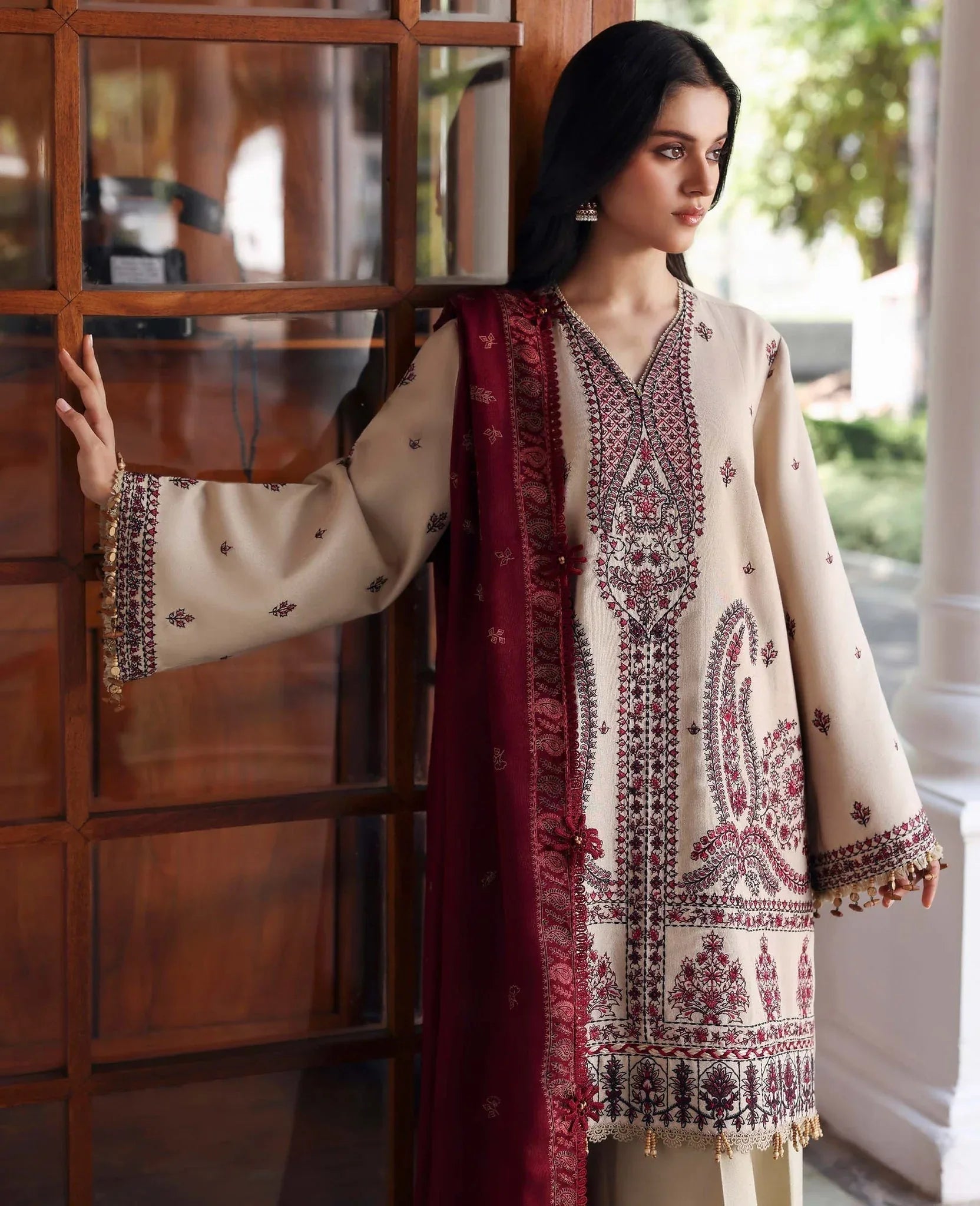 Republic Womenswear | Amaris Luxury Shawl 25 | Liora - Aqsa Fabrics