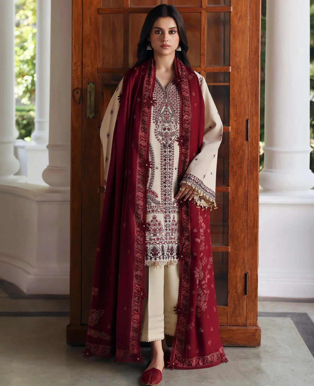 Republic Womenswear | Amaris Luxury Shawl 25 | Liora - Aqsa Fabrics