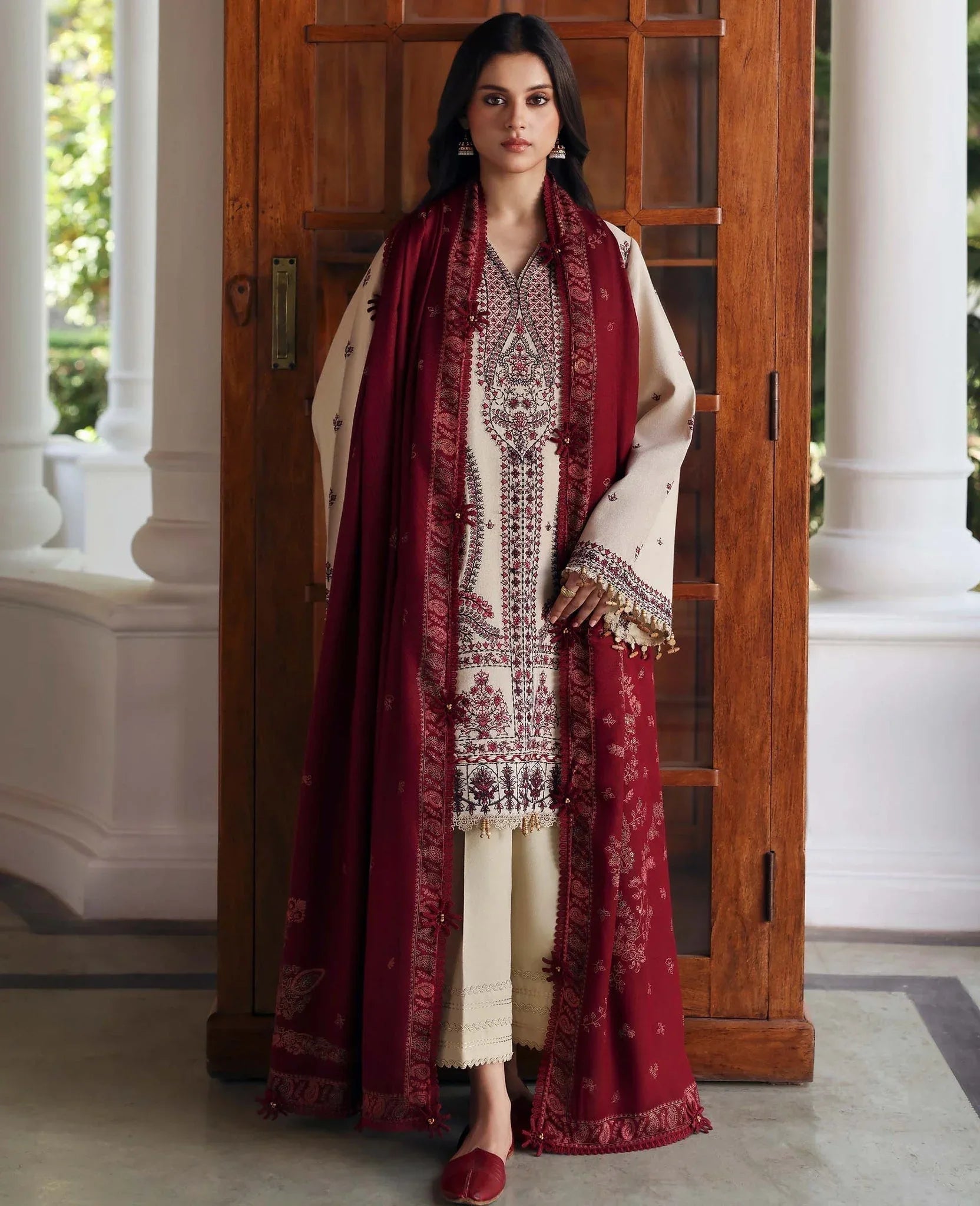 Republic Womenswear | Amaris Luxury Shawl 25 | Liora - Aqsa Fabrics