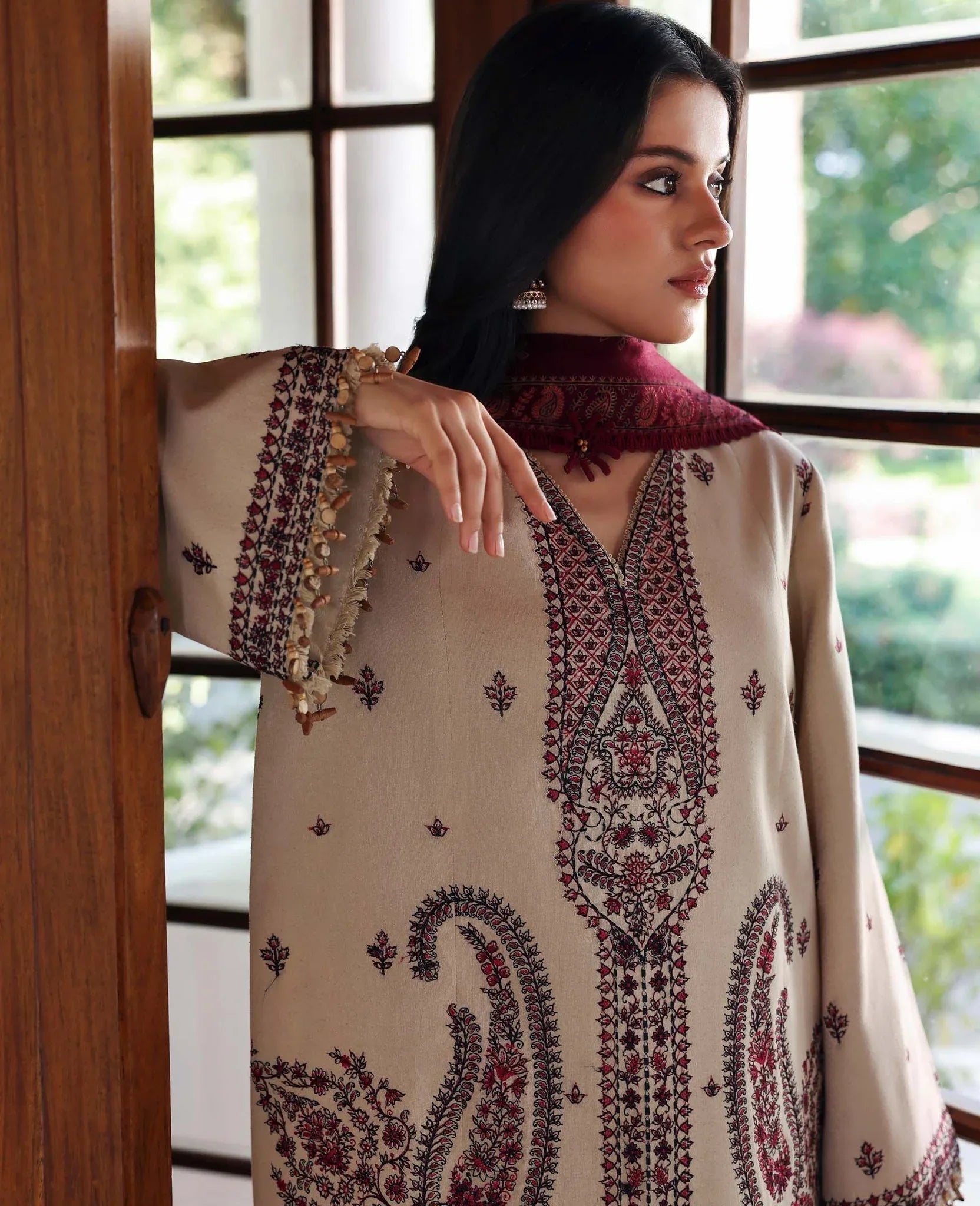 Republic Womenswear | Amaris Luxury Shawl 25 | Liora - Aqsa Fabrics