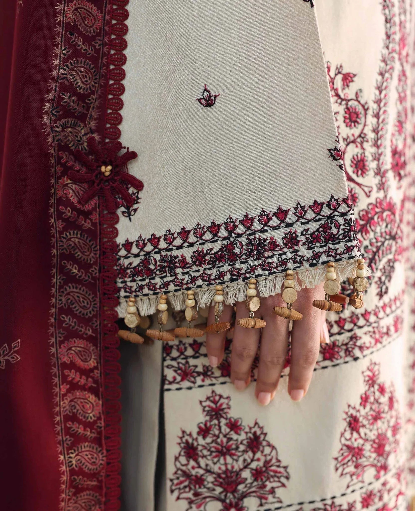 Republic Womenswear | Amaris Luxury Shawl 25 | Liora - Aqsa Fabrics