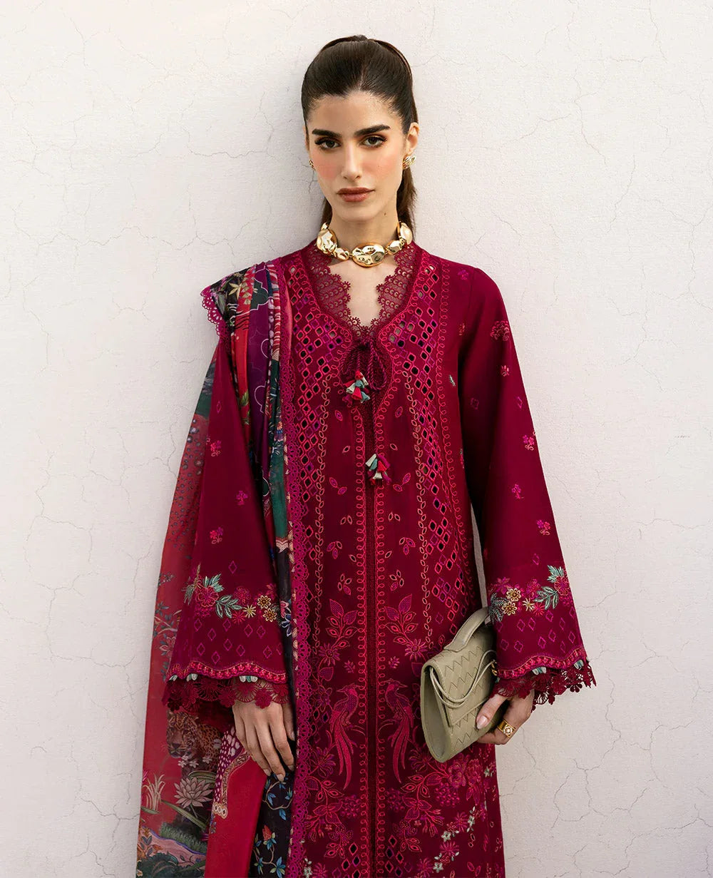 Republic Womenswear | Embroidered Pret | M-153 - Aqsa Fabrics