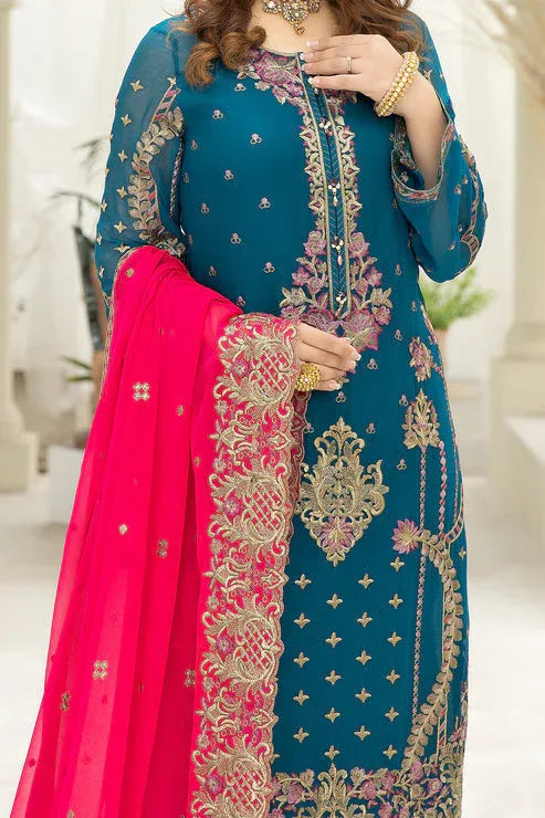 Imrozia Premium | Esta Bonita | M-17 Veridian Jade - Aqsa Fabrics