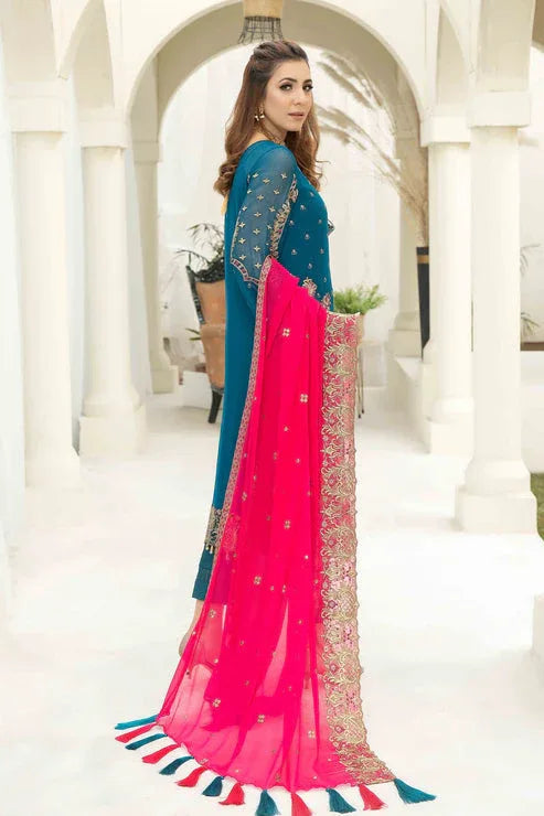 Imrozia Premium | Esta Bonita | M-17 Veridian Jade - Aqsa Fabrics