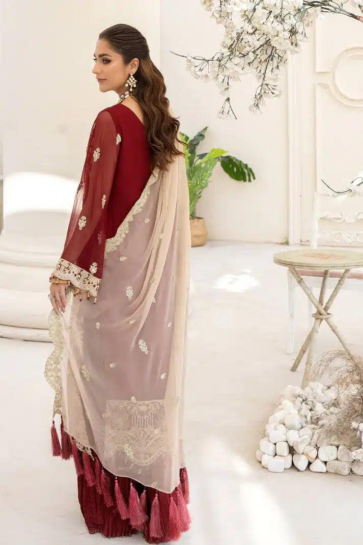 Imrozia Premium | Naqsh Formals 23 | M-55 Sienna - Aqsa Fabrics