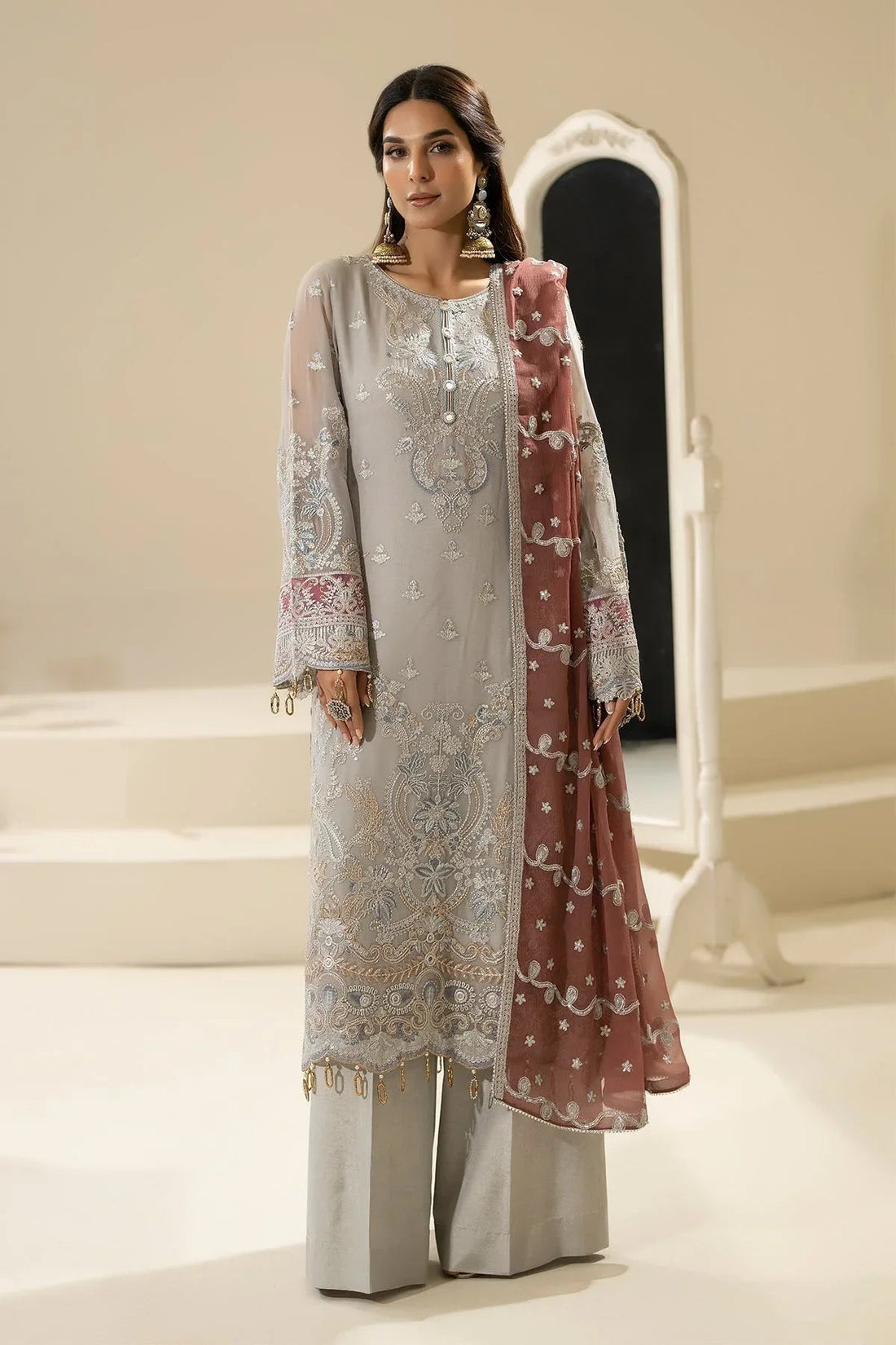 Imrozia Premium | Nisha Collection | M-85 MEHZA - Aqsa Fabrics