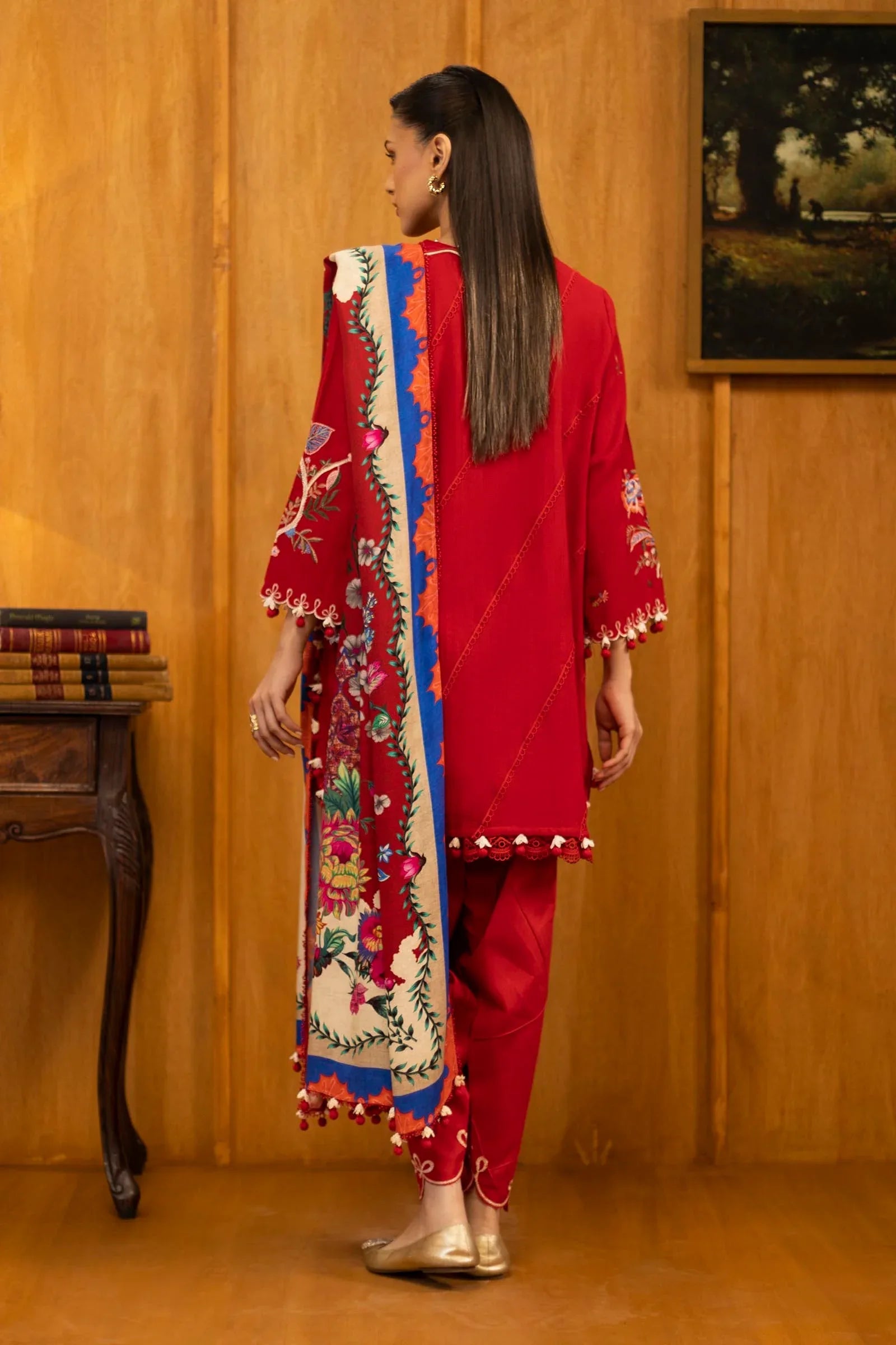Sana Safinaz | Muzlin Winter 25 | M253-001B - Aqsa Fabrics