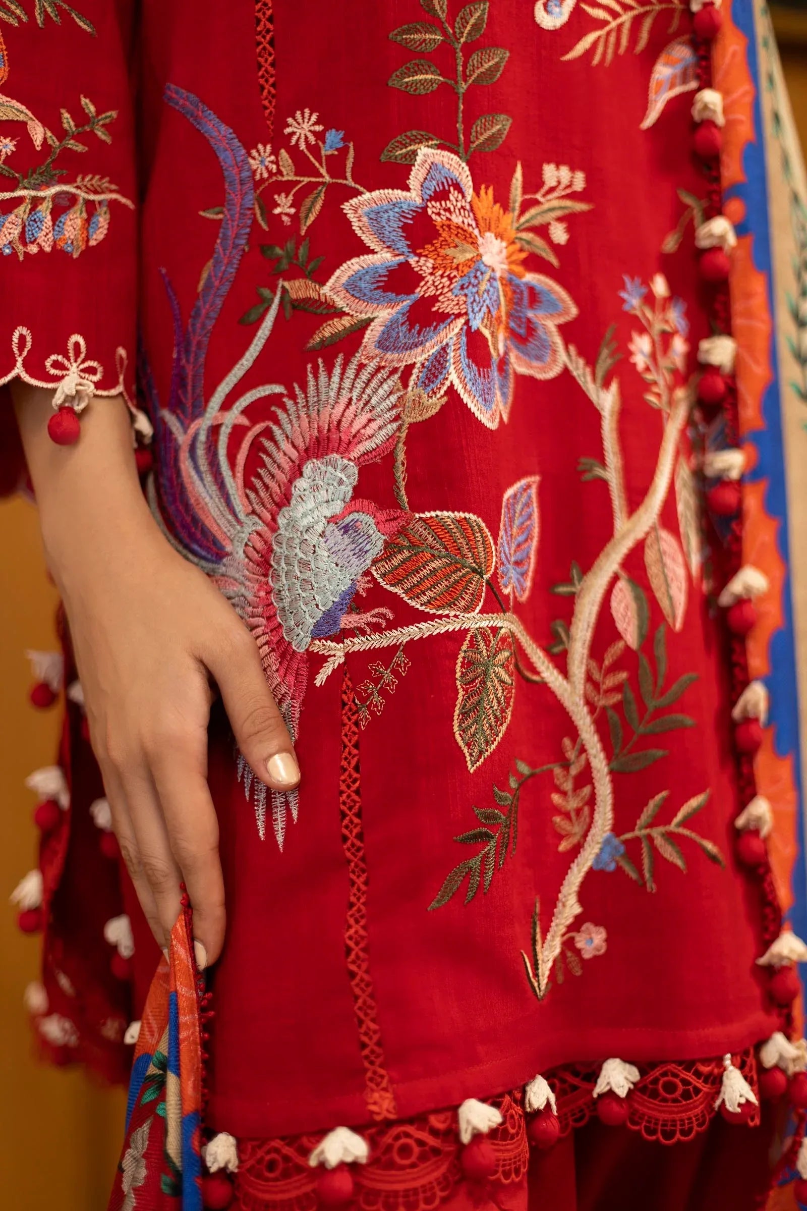 Sana Safinaz | Muzlin Winter 25 | M253-001B - Aqsa Fabrics