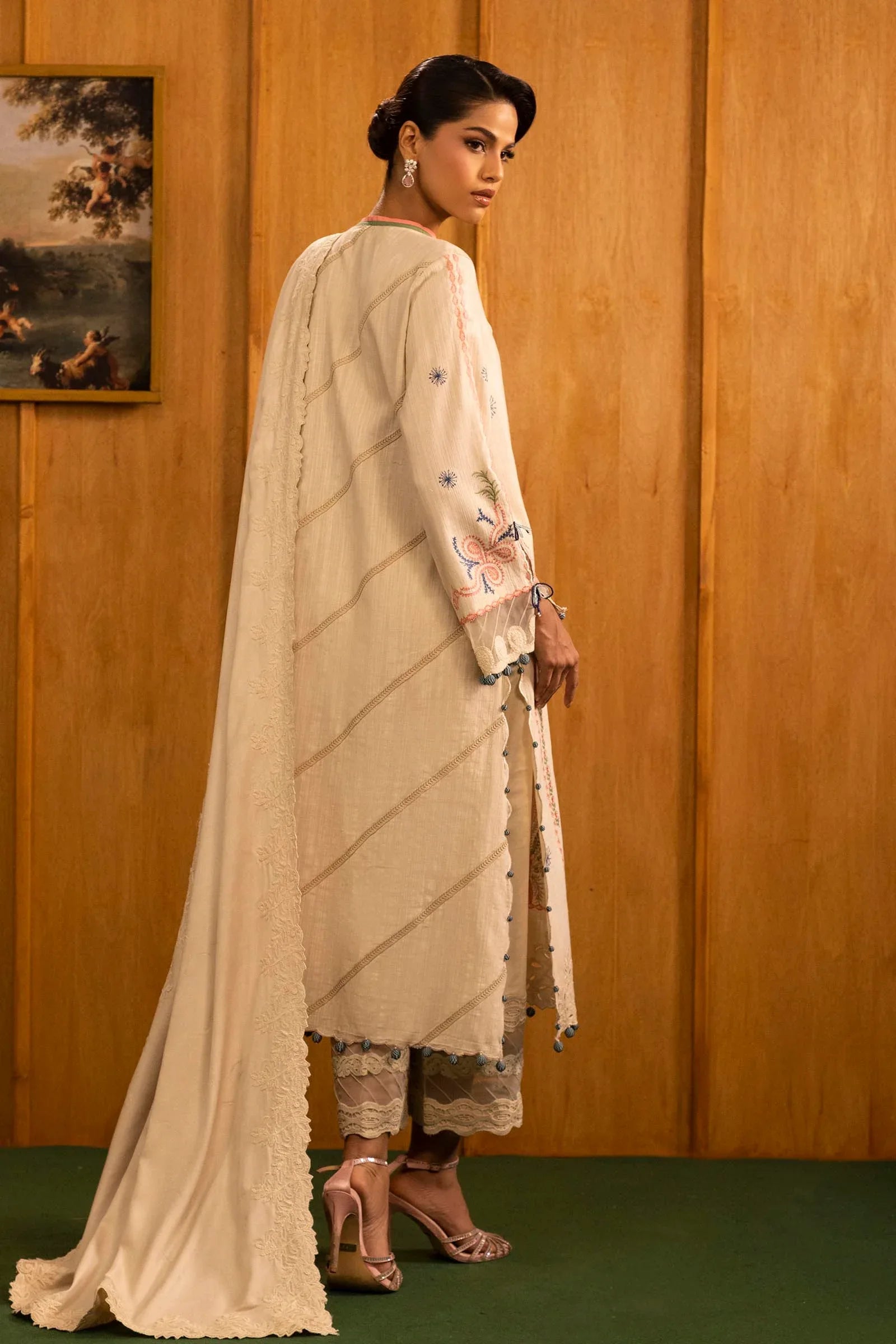 Sana Safinaz | Muzlin Winter 25 | M253-003B - Aqsa Fabrics