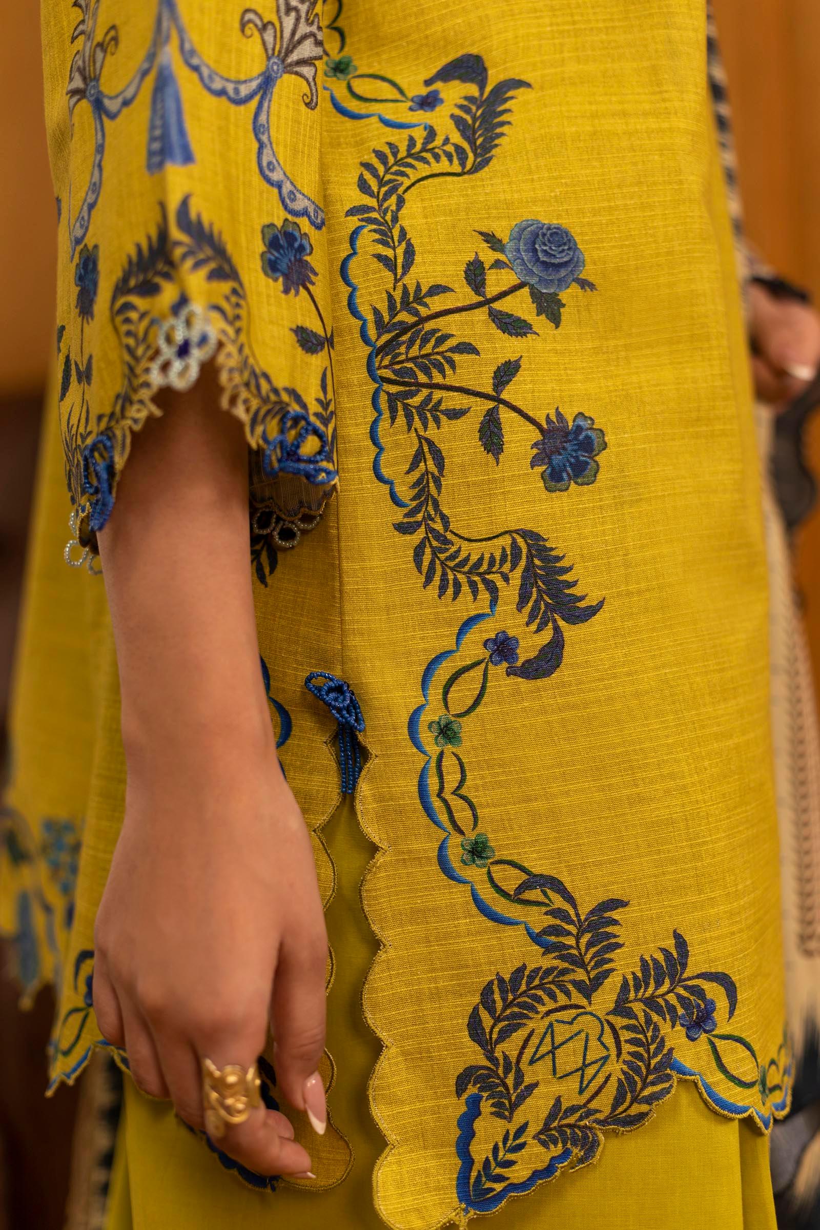 Sana Safinaz | Muzlin Winter 25 | M253-004A - Aqsa Fabrics