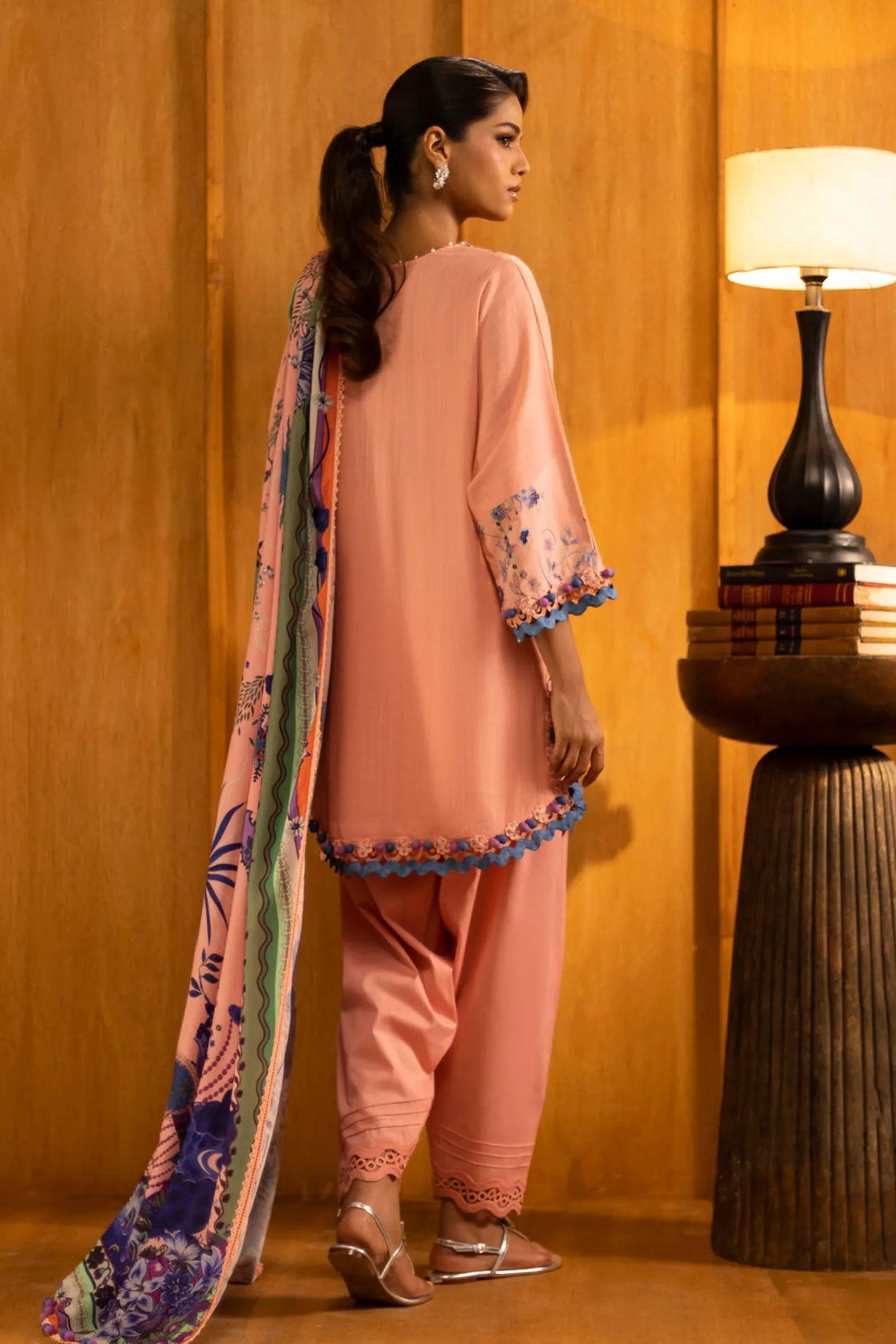 Sana Safinaz | Muzlin Winter 25 | M253-006B - Aqsa Fabrics