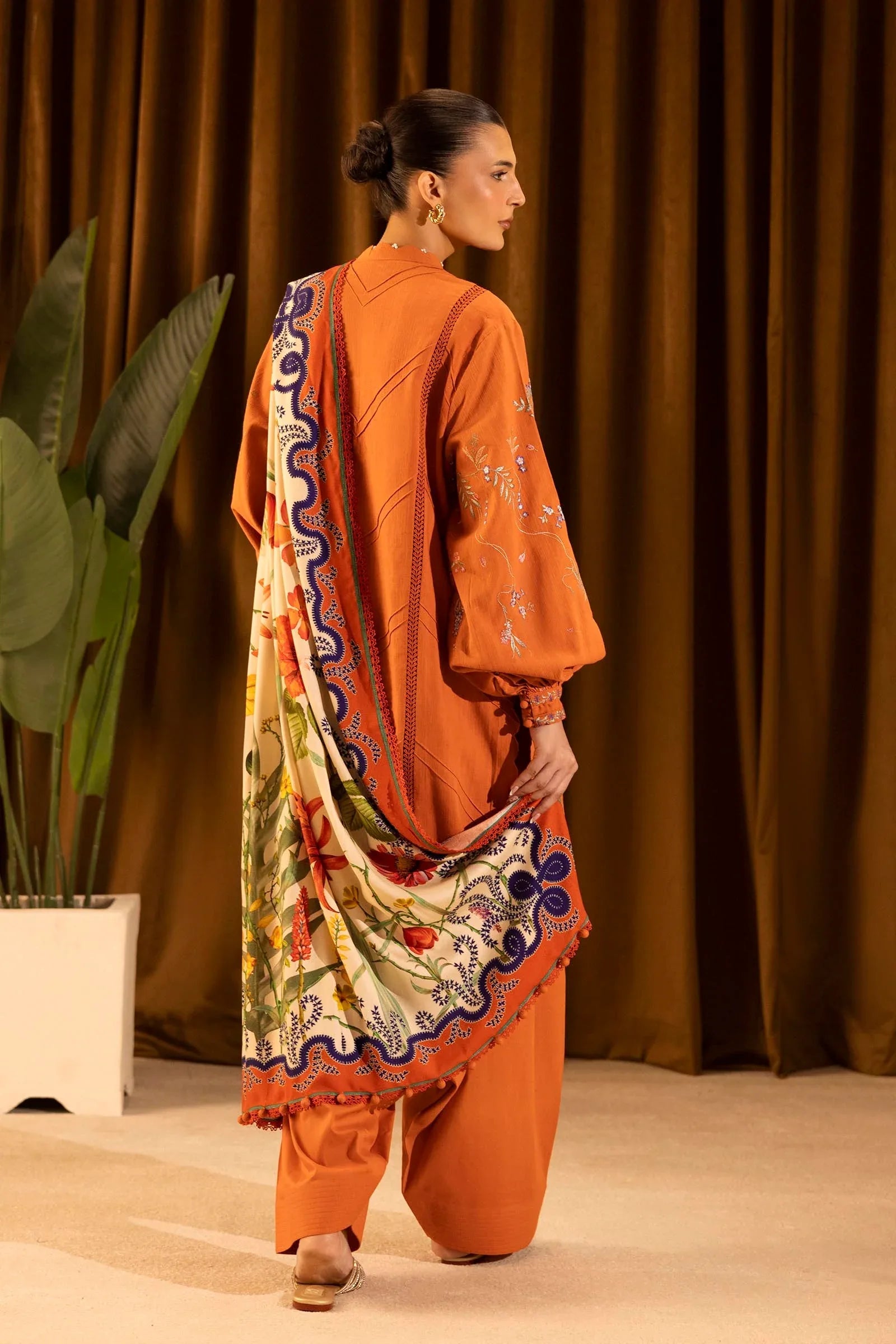 Sana Safinaz | Muzlin Winter 25 | M253-009B - Aqsa Fabrics