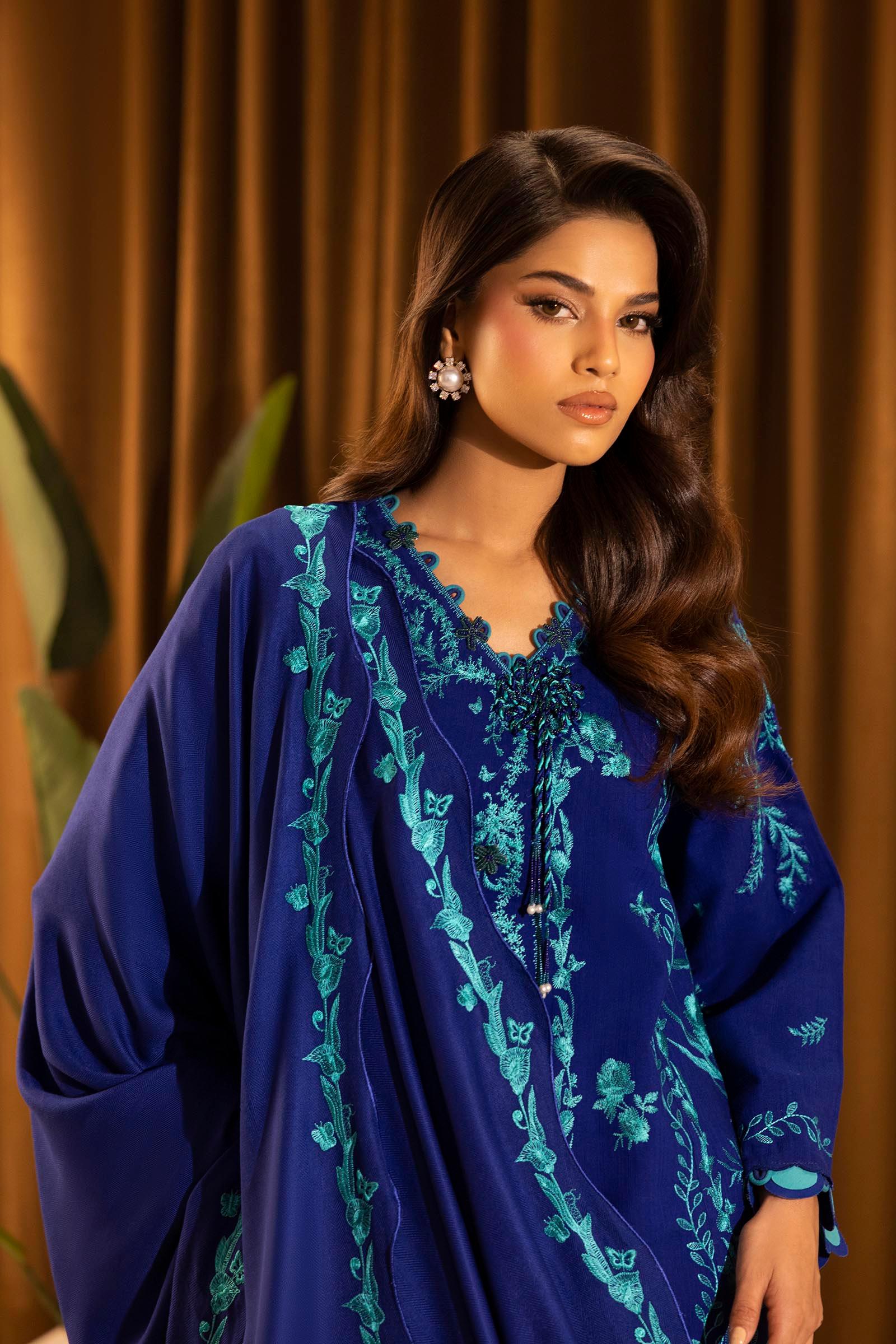 Sana Safinaz | Muzlin Winter 25 | 010B - Aqsa Fabrics