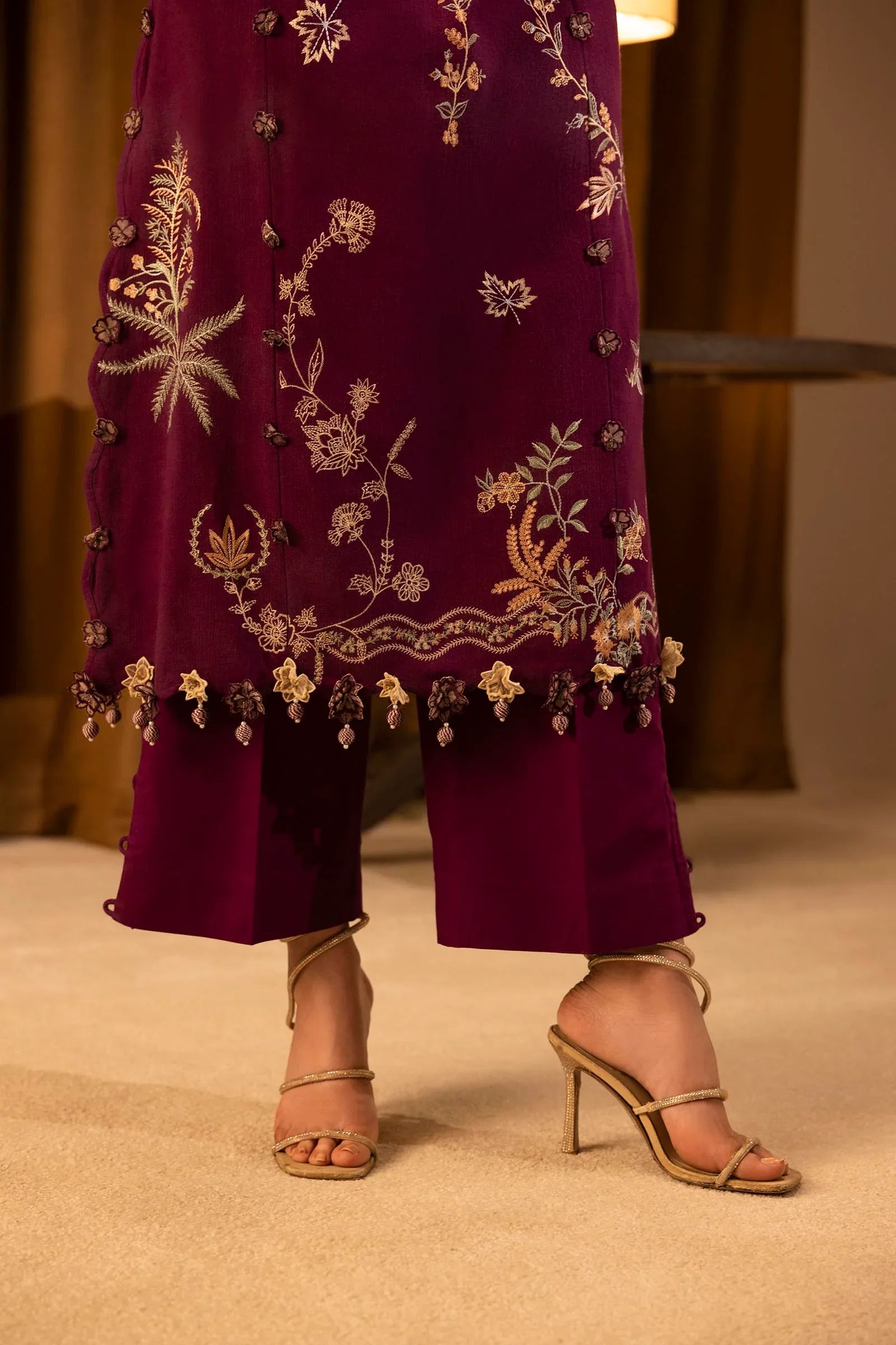 Sana Safinaz | Muzlin Winter 25 | 011B - Aqsa Fabrics