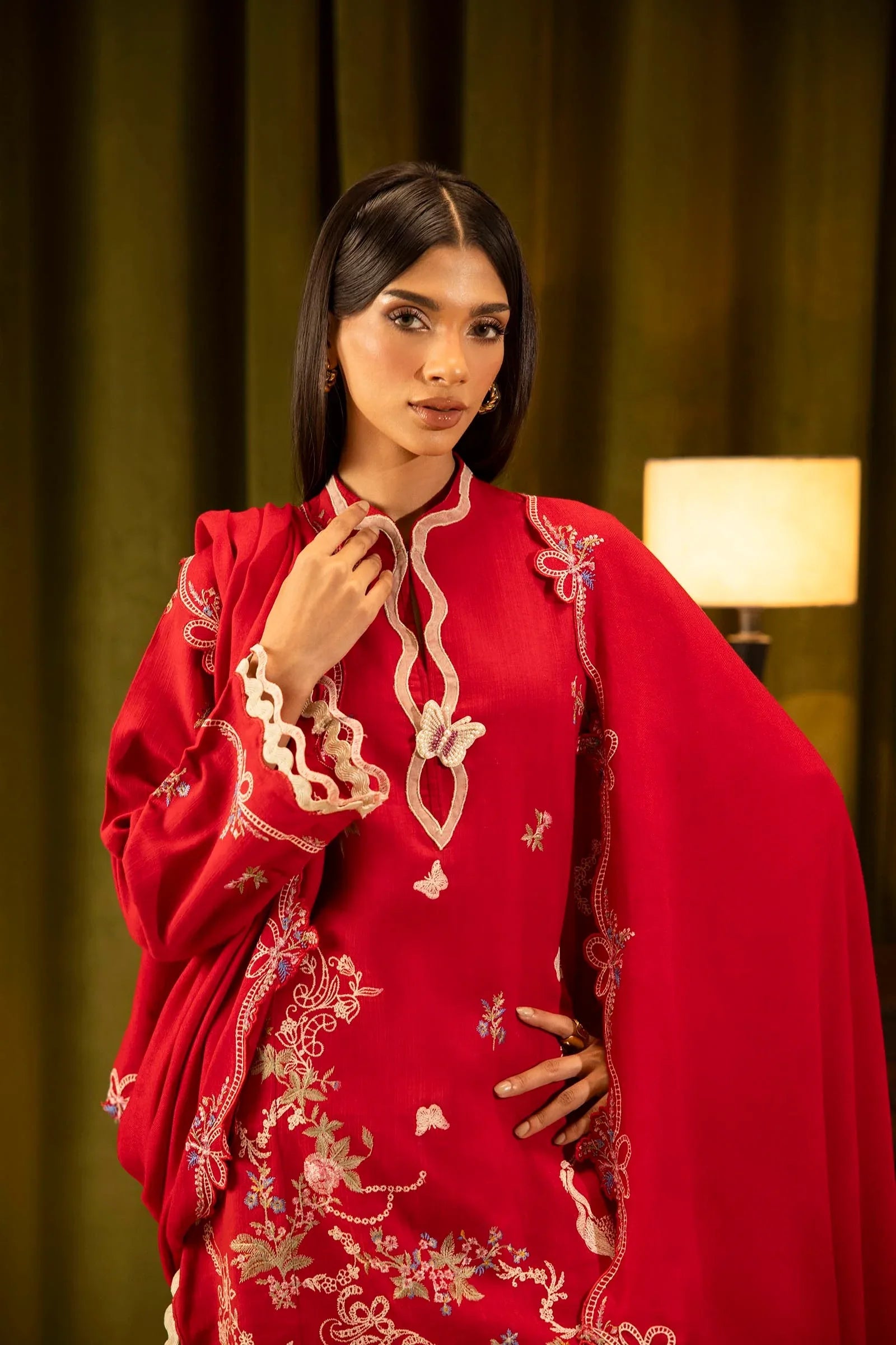 Sana Safinaz | Muzlin Winter 25 | 012B - Aqsa Fabrics