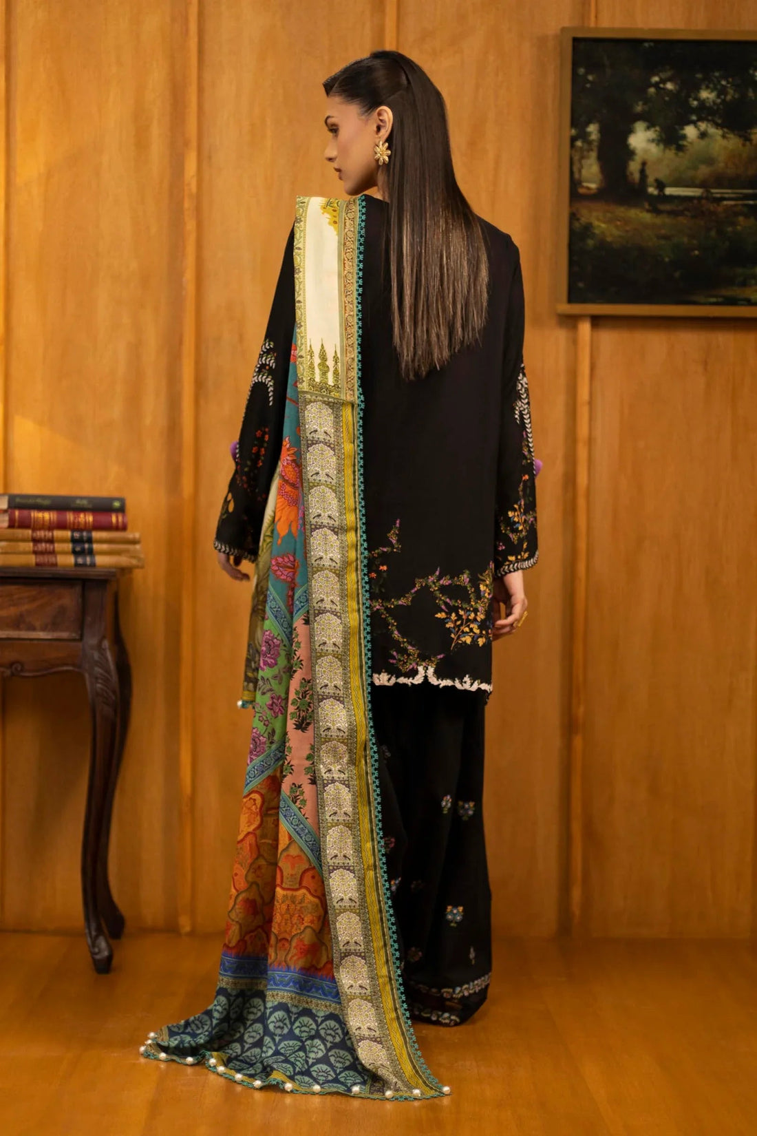 Sana Safinaz | Muzlin Winter 25 | 015B - Aqsa Fabrics