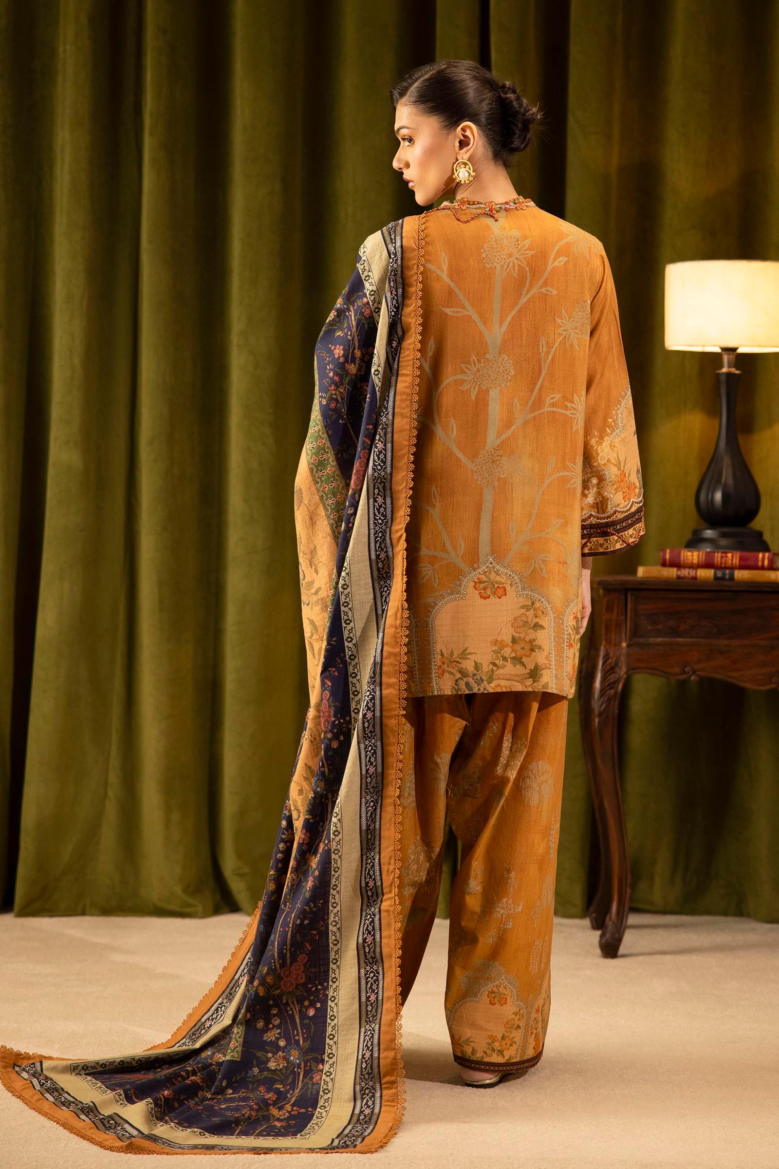 Sana Safinaz | Muzlin Winter 25 | 016B - Aqsa Fabrics