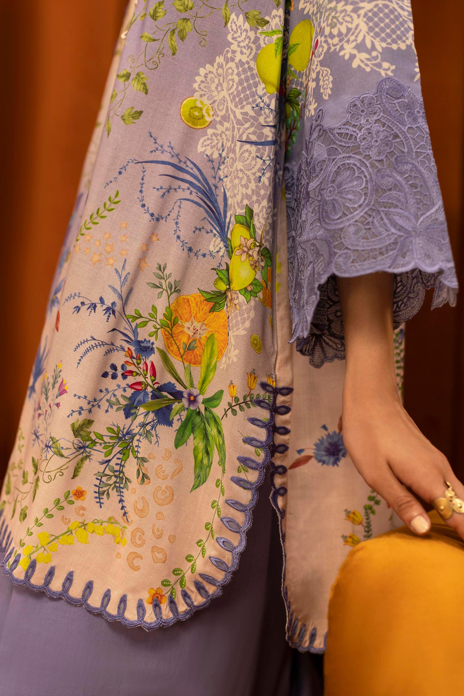 Sana Safinaz | Muzlin Winter 25 | 017B - Aqsa Fabrics