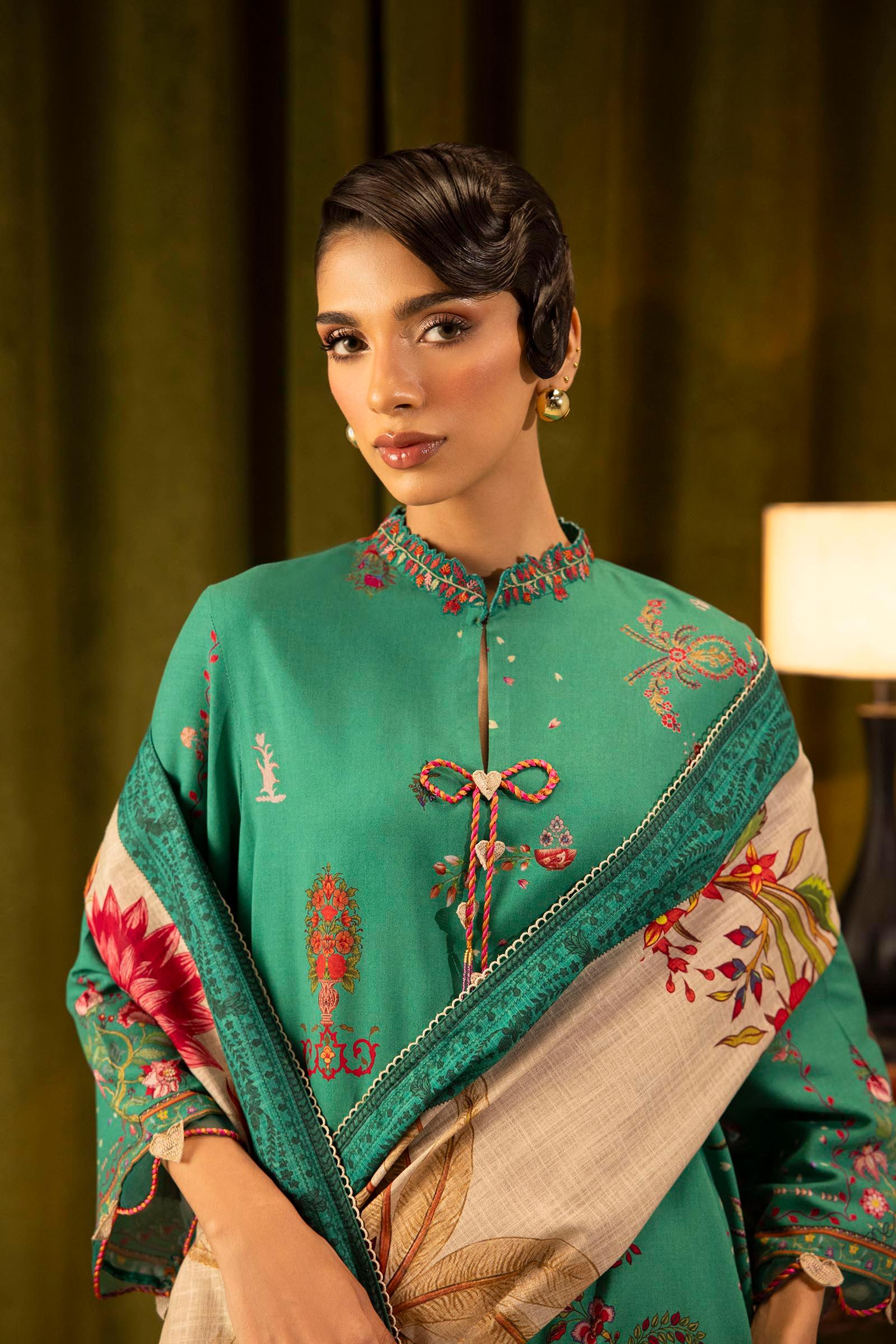 Sana Safinaz | Muzlin Winter 25 | 019B - Aqsa Fabrics