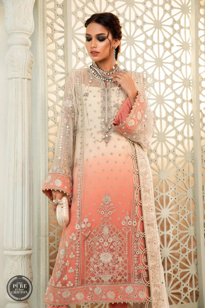 MARIA B CHIFFON EID COLLECTION 33A - Aqsa Fabrics