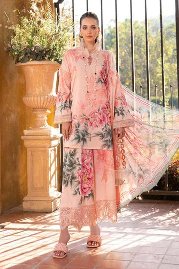 MARIA B DIGITAL LAWN 96040B - Aqsa Fabrics