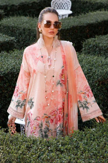 MARIA B DIGITAL LAWN 96040B - Aqsa Fabrics