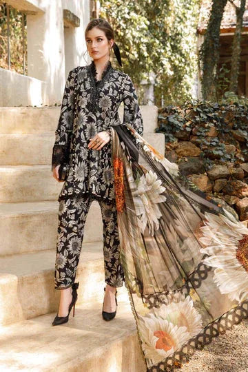 MARIA B DIGITAL LAWN D-96039 B - Aqsa Fabrics