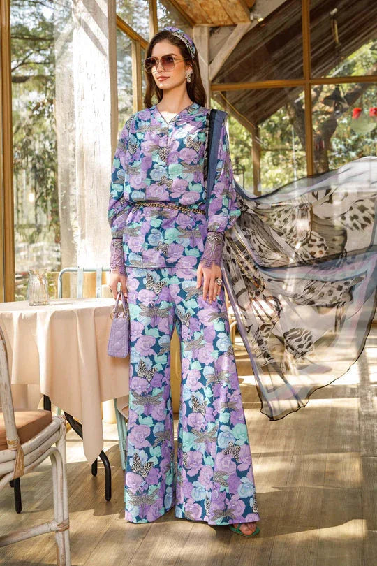 MARIA B DIGITAL LAWN D-96039 C - Aqsa Fabrics