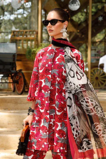 MARIA B DIGITAL LAWN D-96039E - Aqsa Fabrics