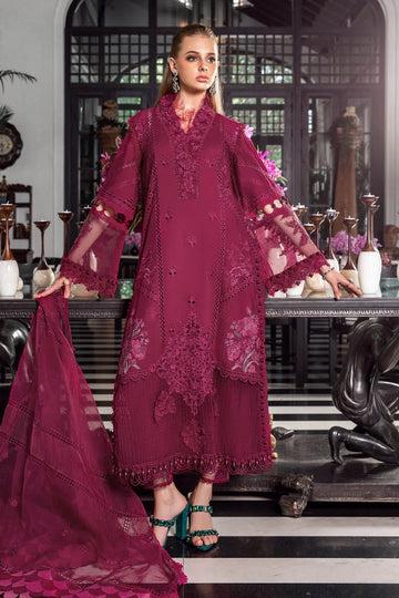 MARIA B EID COLLECTION UNSTITCHED EL-23-09-Magenta - Aqsa Fabrics