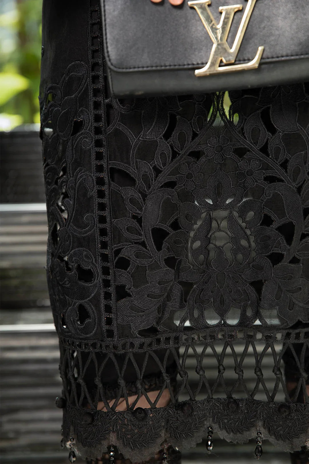 MARIA B EID LAWN COLLECTION EL-23-04-Black - Aqsa Fabrics
