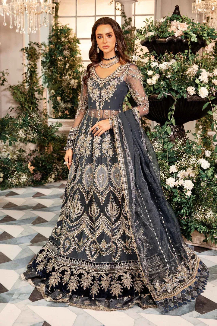 MARIA B__3 Piece Embroidered Organza Suit | BD-2901 - Aqsa Fabrics