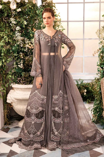 MARIA B__3 Piece Embroidered Organza Suit | BD-2902 - Aqsa Fabrics