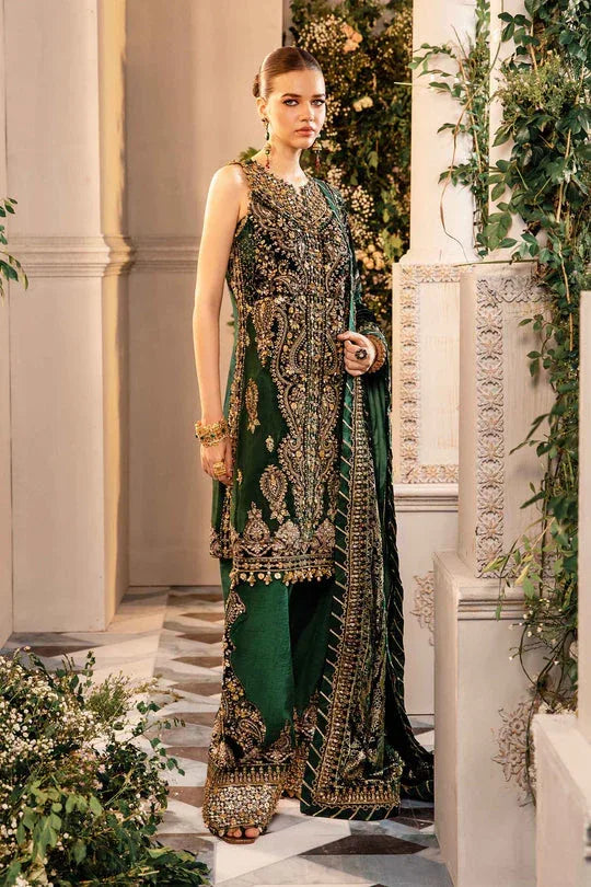 MARIA B__3 Piece Embroidered Organza Suit | BD-2904 - Aqsa Fabrics